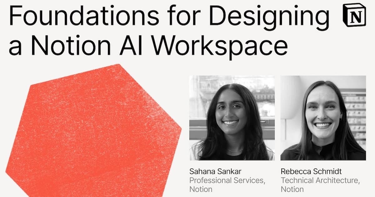 Foundations for Designing a Notion AI Workspace