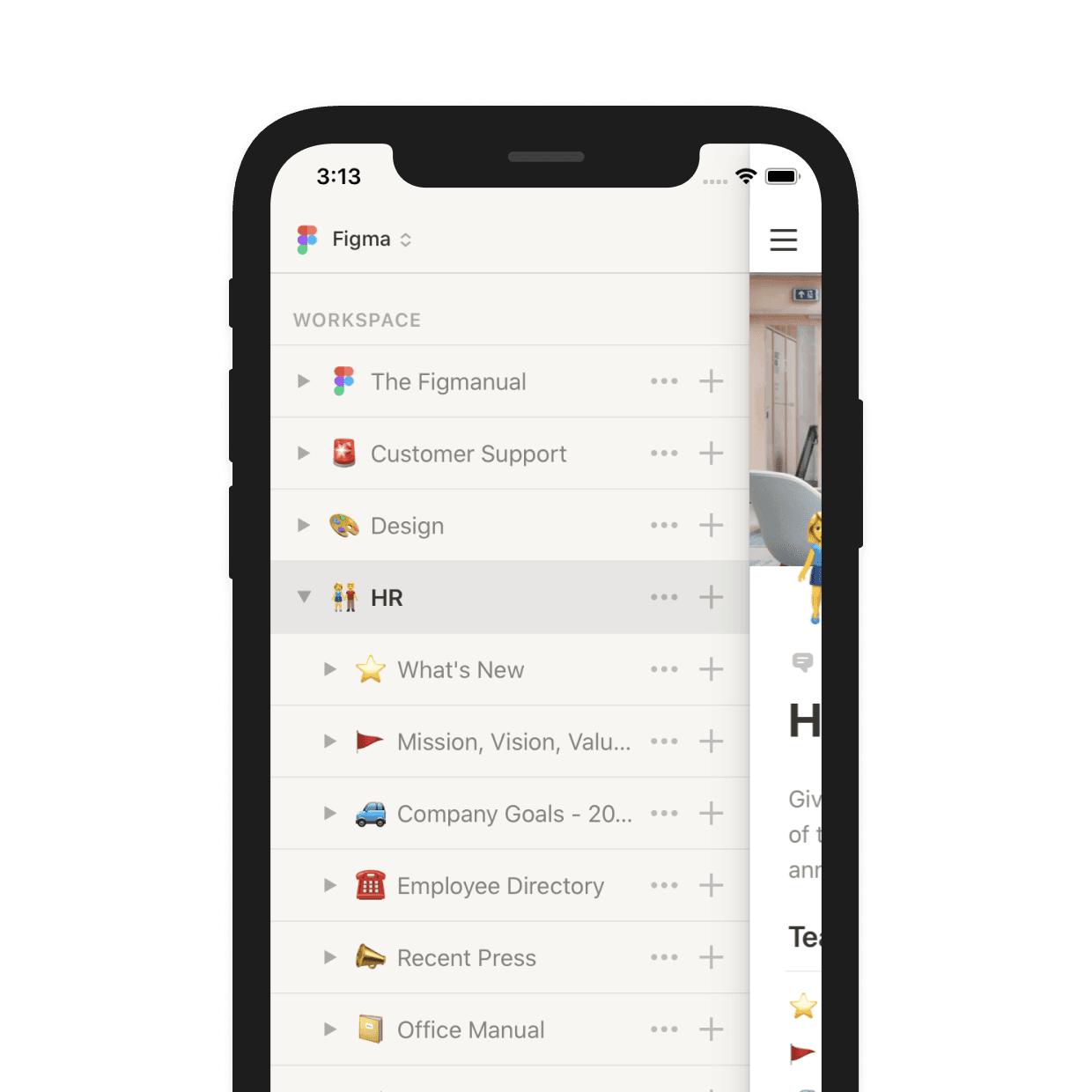 Figma Mobile Sidebar