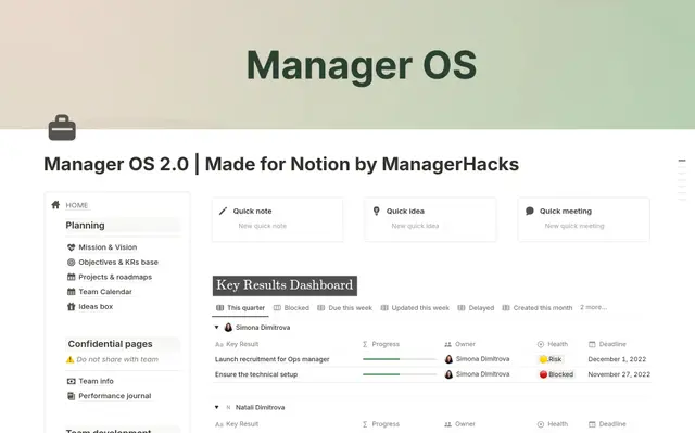 Second Brain for Managers - Hire, Lead, Grow
